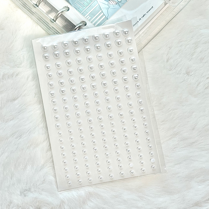 Ballet Style Clear Rhinestone Chain Stickers for Elegant Planners