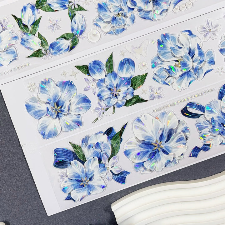 Tulip Serenity Die - Cut Tape - Desk Cosmos