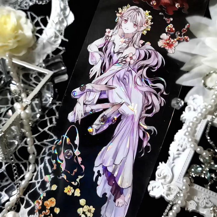 Gothic Dark Elf PET Decorative Tape - Desk Cosmos