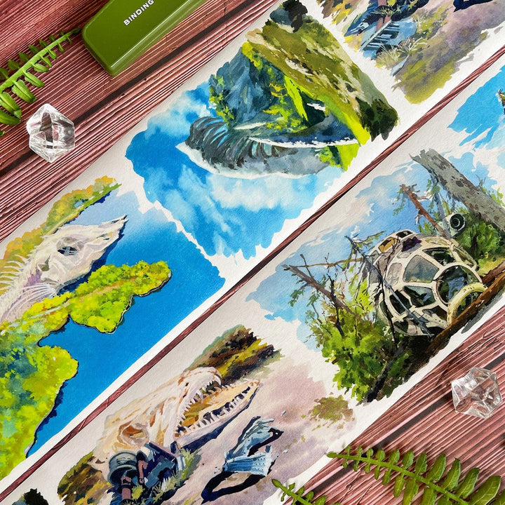 Ruins Journey Scenery PET Tape - Desk Cosmos