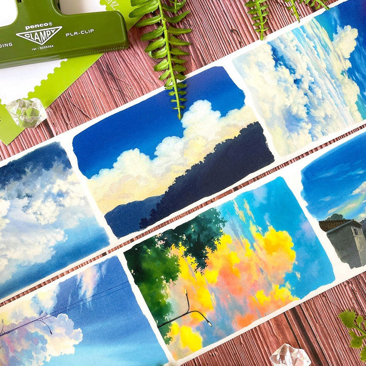 Cloudscape Journey Scenery PET Tape - Desk Cosmos