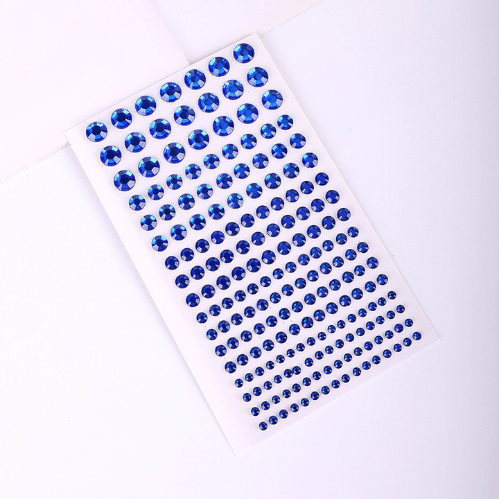 3D Crystals Stickers PVC Polka Dots Crystal Stickers Decoration for Scrapbook
