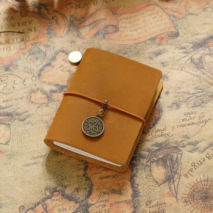 Traveler's Camel Oil Wax Leather Mini Journal Soft Touch