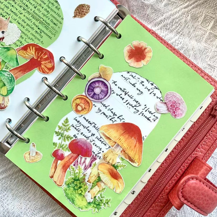 Mushroom Guide Plant Die - Cut Tape - Desk Cosmos