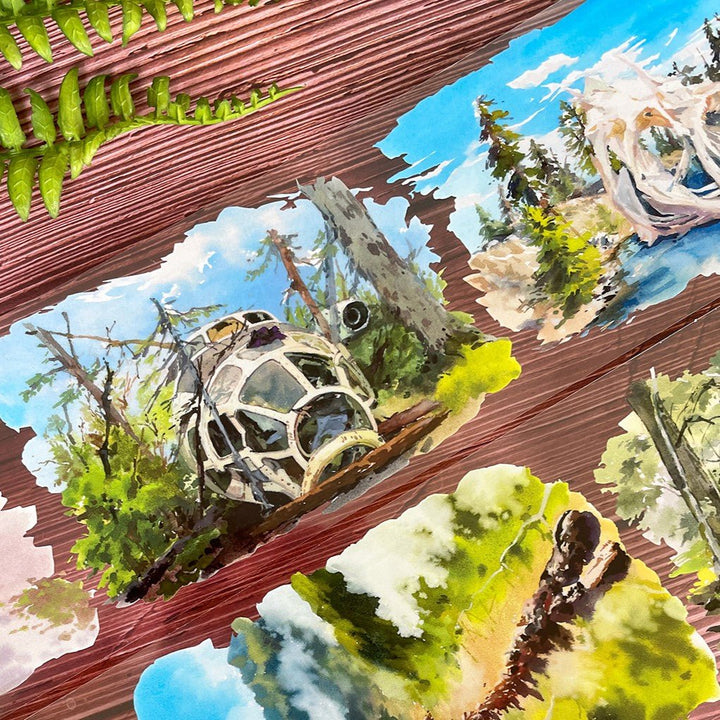 Ruins Journey Scenery PET Tape - Desk Cosmos