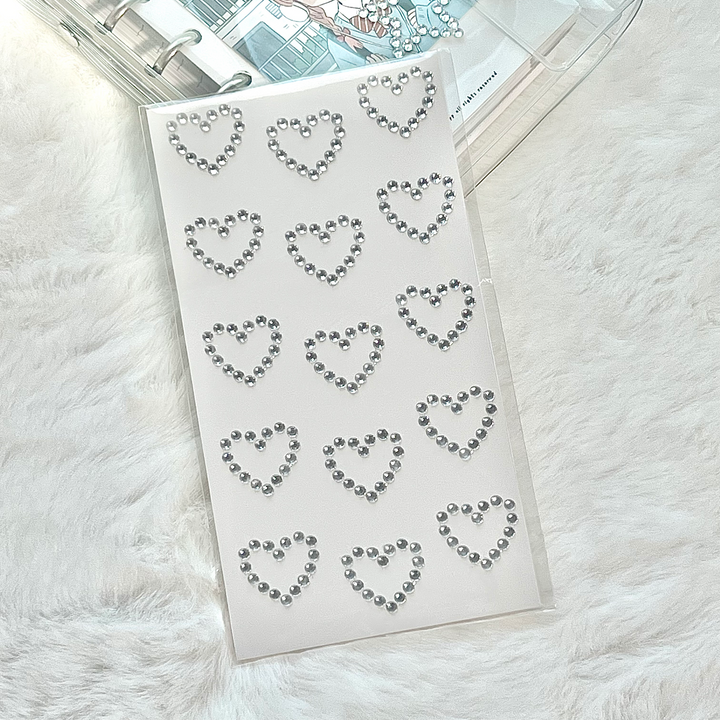 Ballet Style Transparent Pearl Stickers for Artistic Crafts