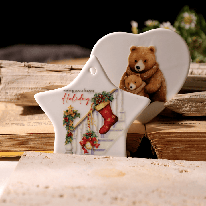 Christmas Transfer Stickers - Reindeer, Gifts, Sled, Bear - Desk Cosmos