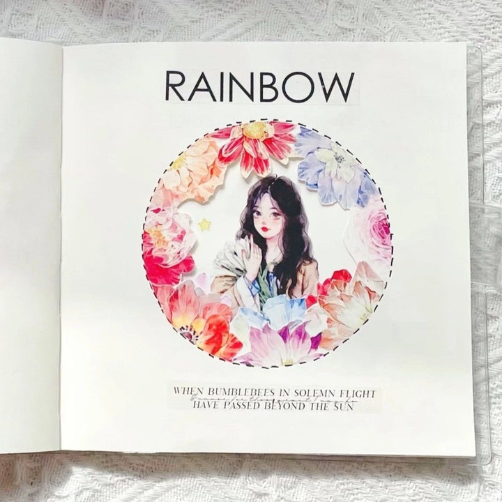 Soft Bloom Die - cut Journal Tape - Desk Cosmos