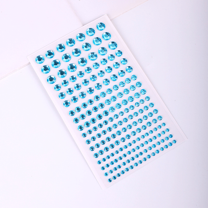 3D Crystals Stickers PVC Polka Dots Crystal Stickers Suitable for DIY Projects