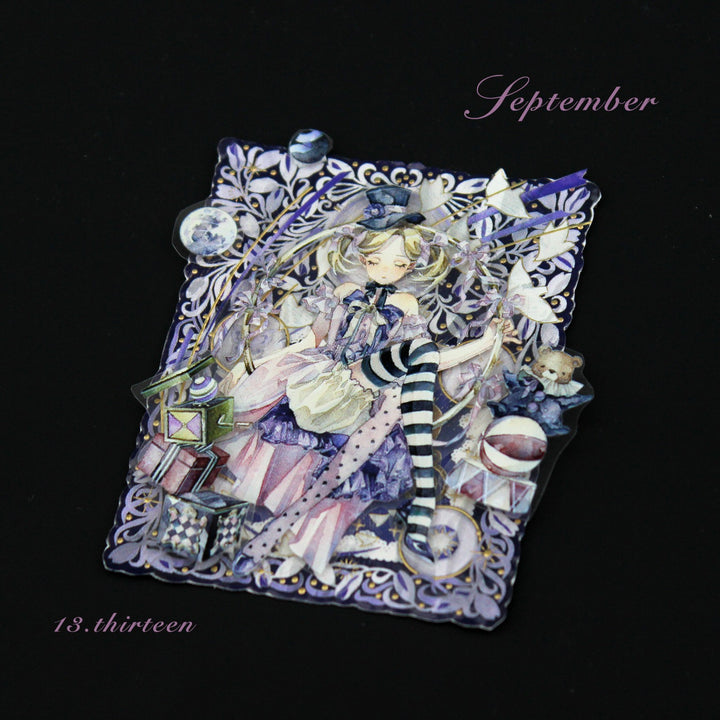 Fantasy Circus Character Journal PET Tape - Desk Cosmos