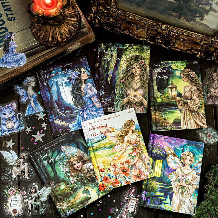 Fantasy Fairy Character PET Stickers - Desk Cosmos