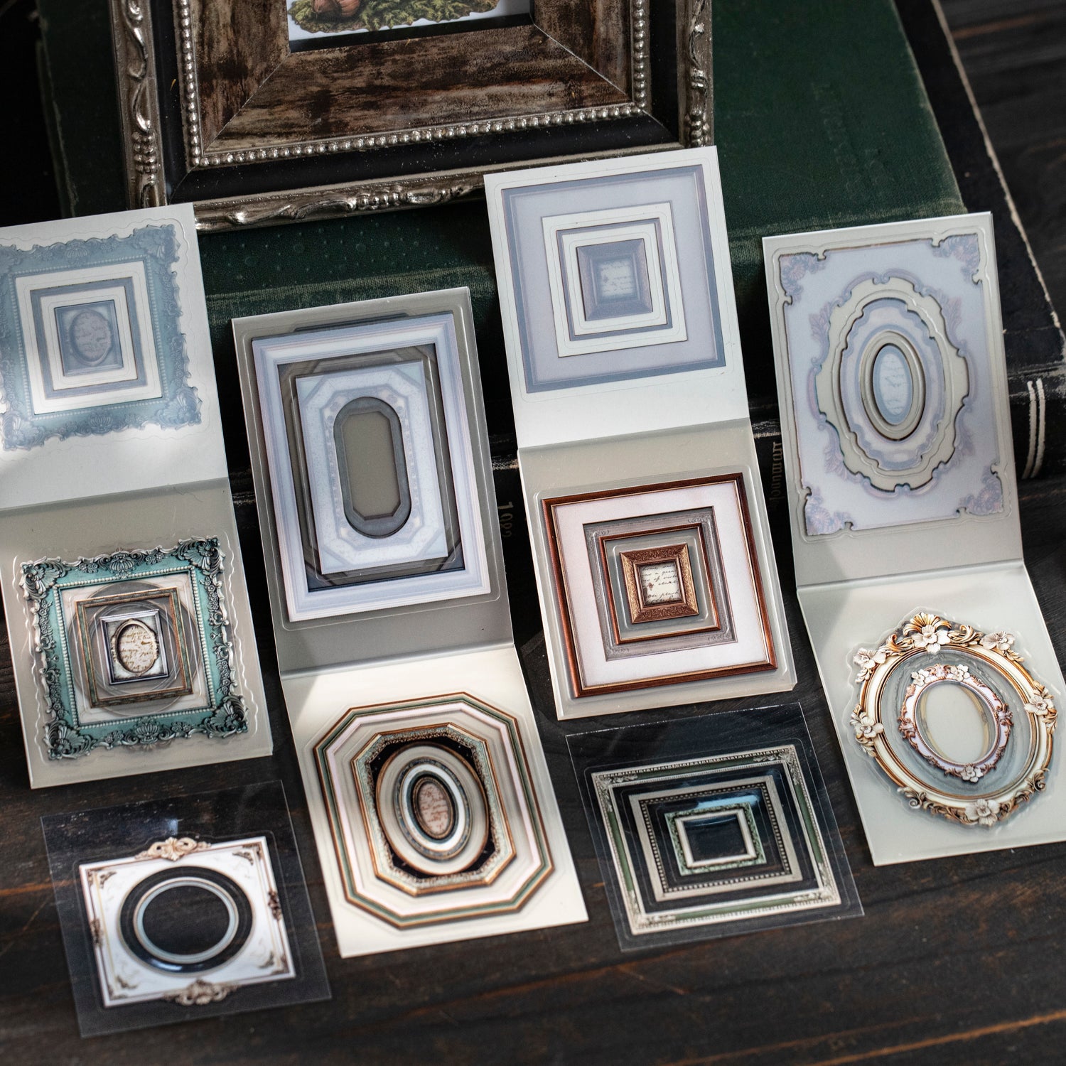 Framed Sticker Collection Classical Gallery Vintage Frame Stickers - Desk Cosmos