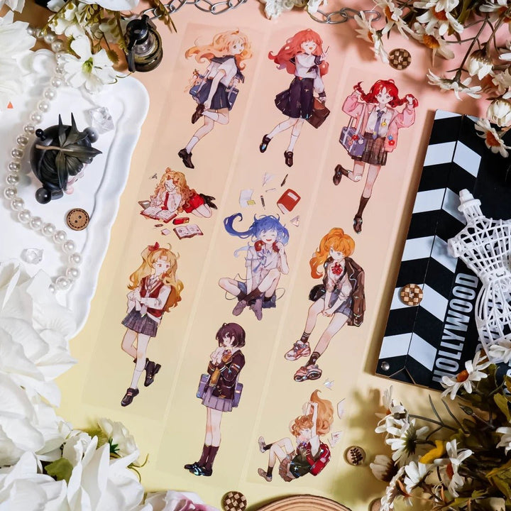 Japanese Kawaii Girl PET Tape - Desk Cosmos