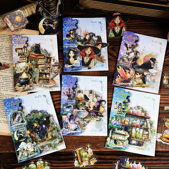 Magic Hidden Collection Series PET Stickers - Desk Cosmos