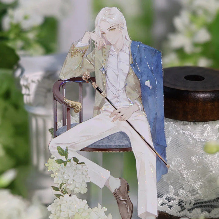 Elegant Floral Gentleman PET Tape - Desk Cosmos