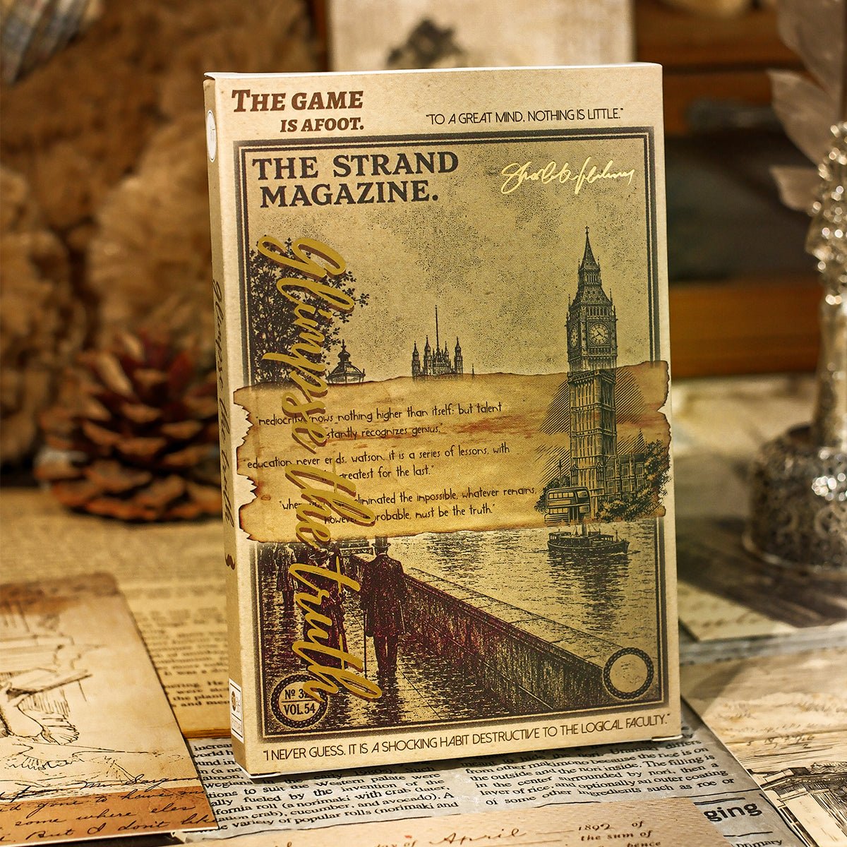Letters from 221B Baker Street Journal Postcards - Desk Cosmos