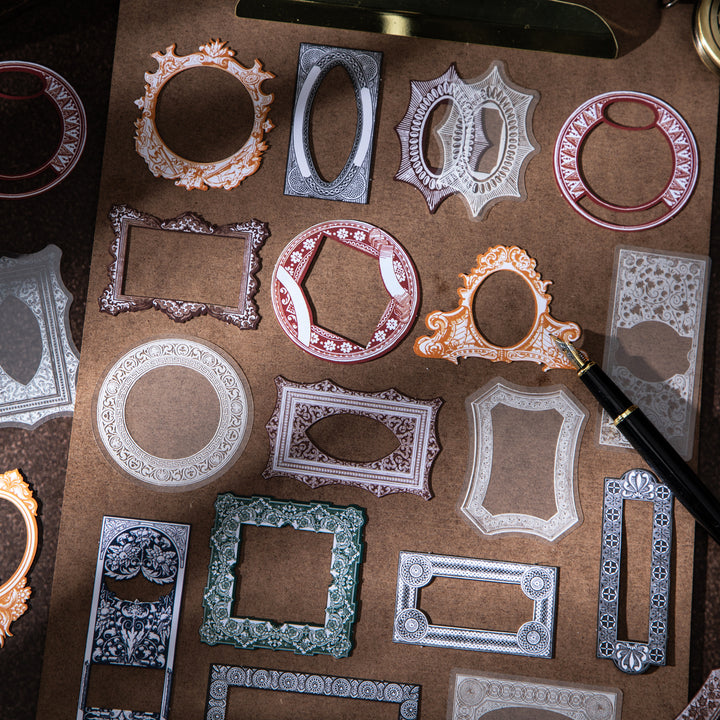 Vintage Decorative Border Stickers - Desk Cosmos