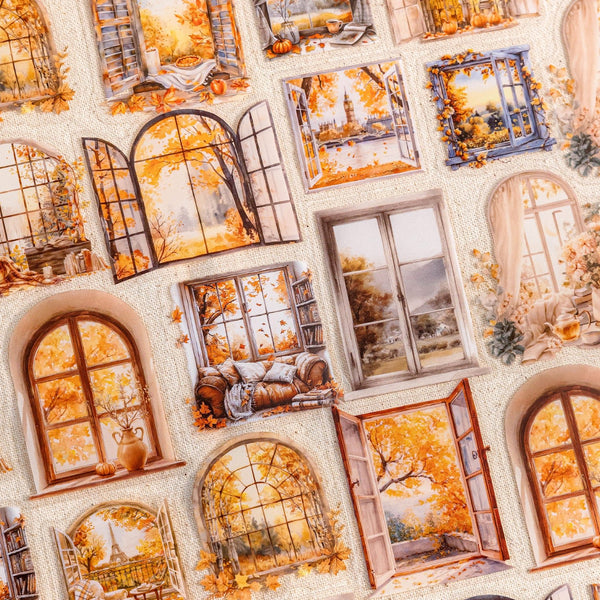 Autumn Life Journal Scrapbook Stickers - Desk Cosmos