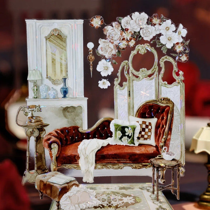 Elegant Noble Mansion PET Tape - Desk Cosmos