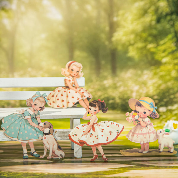 Childhood Memories Cute Character Stickers - Desk Cosmos