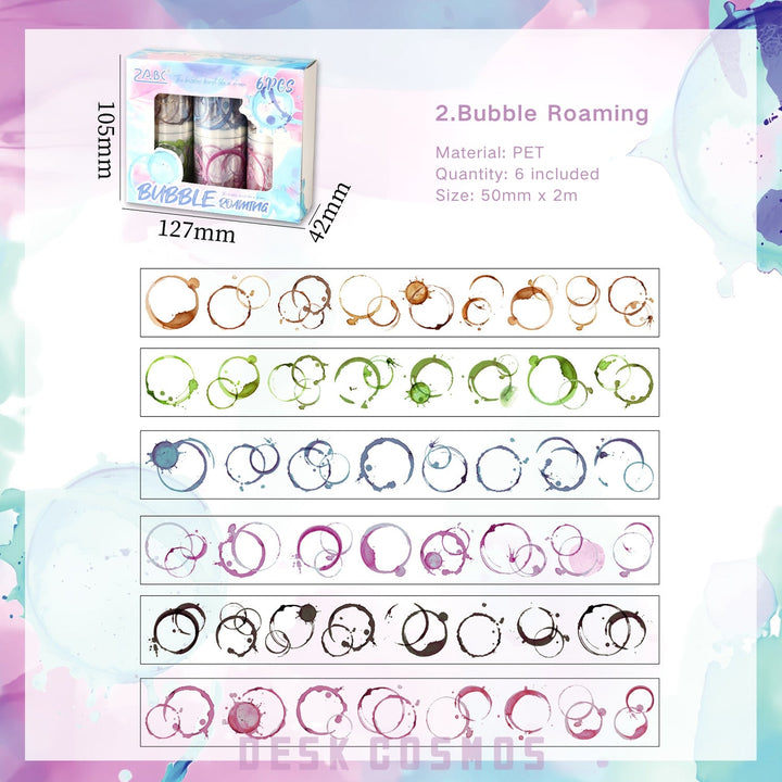 Watercolor Bubble Series Bubble Roaming watercolor aesthetic edge