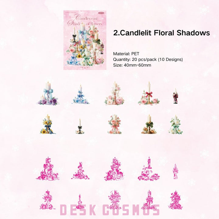 Candle Holder Decorative Stickers - Desk Cosmos