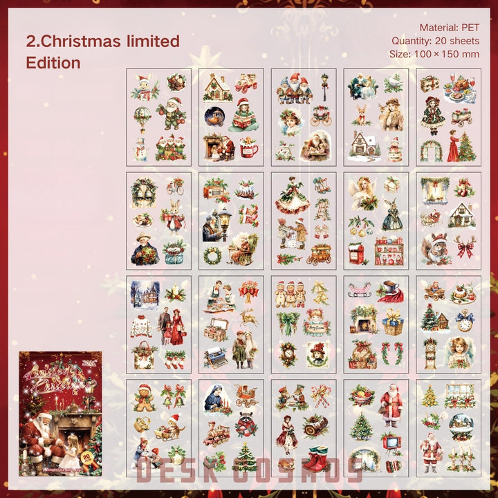 Christmas Letter Sticker Books Christmas Theme