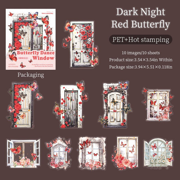 Window Butterfly Dancing Stickers Art Craft Supply