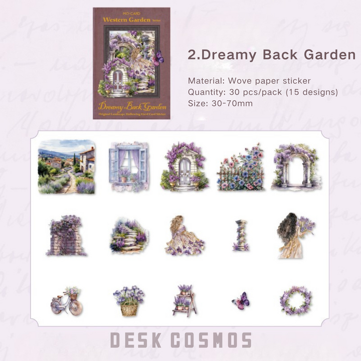 Western Garden Dreamy Back Garden Vintage Girl Theme