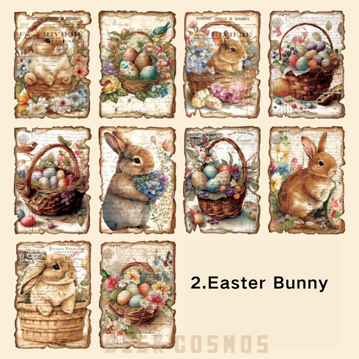Jenny's Diary Easter Bunny Craft Paper Vintage