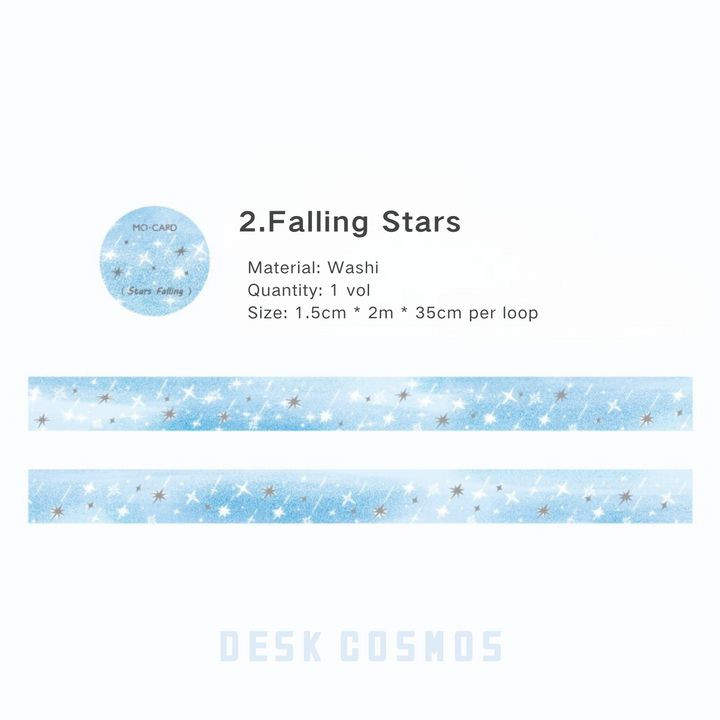 Starry Sky Series Glitter Tape For Artistic Projects