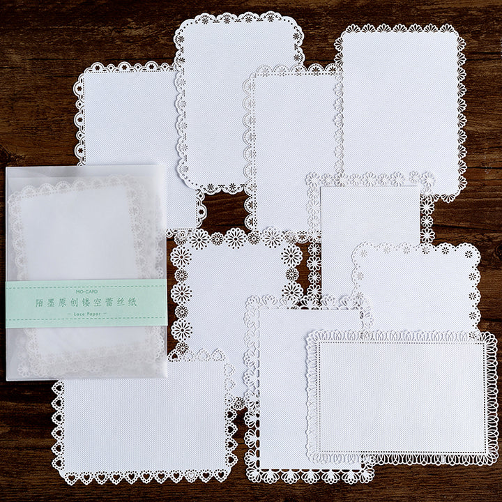 Lace Paper Alice Teatime Vintage Elegant Art Journal Supplies