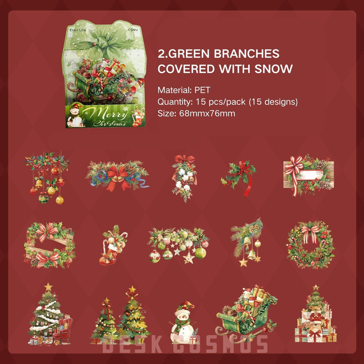 Christmas Surprise PET Sticker Set - Desk Cosmos