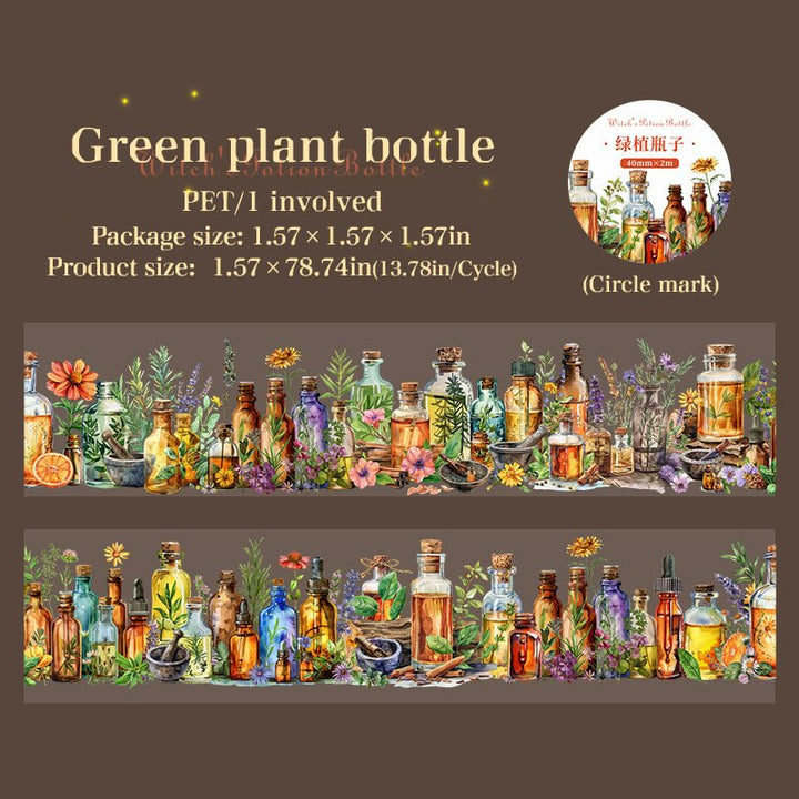 Magic Tape The Witchs Potion Bottle Decorative Border