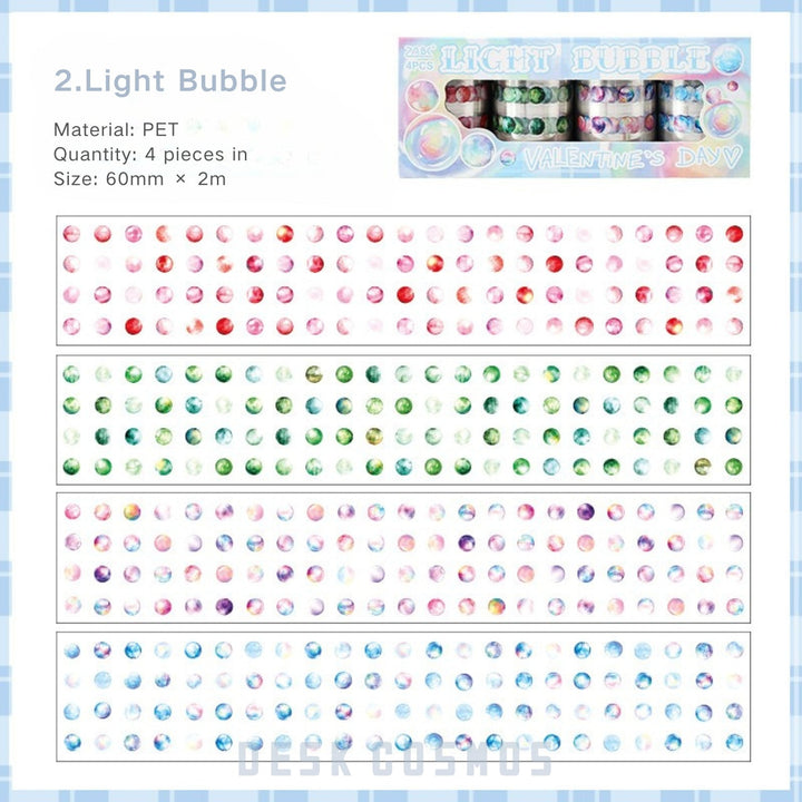 Fleeting Time Romantic Tape Bubbles Theme for Decoration