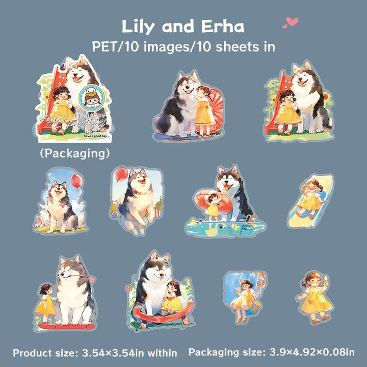 Lily's Pet World PET Stickers for Kawaii Junk Journals