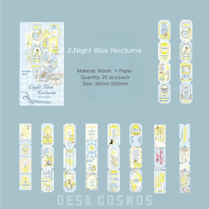 Sweet Tea Party Decorative Dual Tape - Desk Cosmos