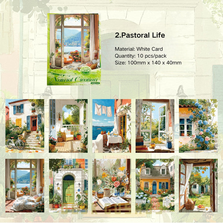 Nature Inspired Scenic Cardstock - Desk Cosmos