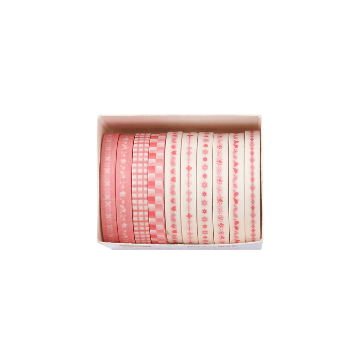 Rainbow Series Pink Peach Decorative Tape Soft Pastel