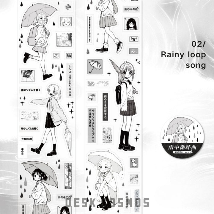 Faded Diary Tapes Mix And Match Styles