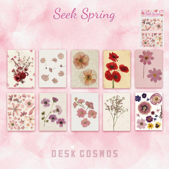Kasuga Story Seek Spring Floral Vintage Craft Paper