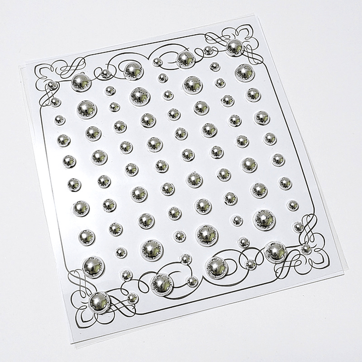 Basic Polka Pearl Bead Stickers for Planner DIY