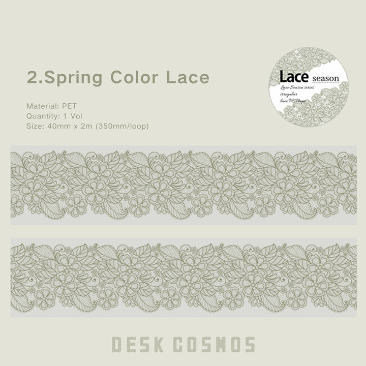 Romantic Lace Tapes Lace Season Decorative Scrapbooking