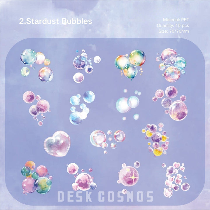 Dream Bubble Wonderland stickers Artistic bubble decor