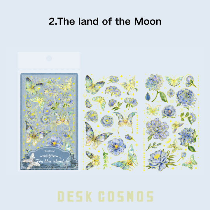 Butterfly dance flying flower The land of the Moon dreamy stickers
