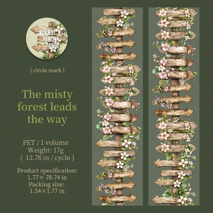 Nature PET Tape The Forest Guide Nature Theme