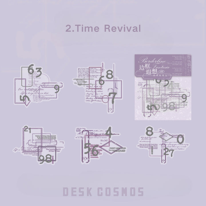 Border Reverie Time Tides PET Creative Journal Borders