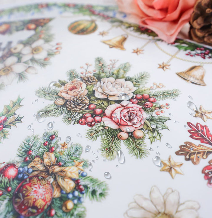 Christmas Wishes Dual - Material Sticker Book - Desk Cosmos