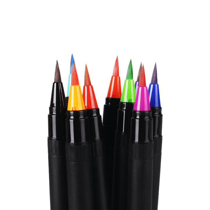 Watercolor Brush Pens Set for Painting and Calligraphy with Blendable Tips Suitable for Personal Journals