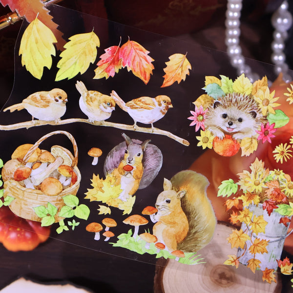 Animal Four Seasons Scenery PET Tape